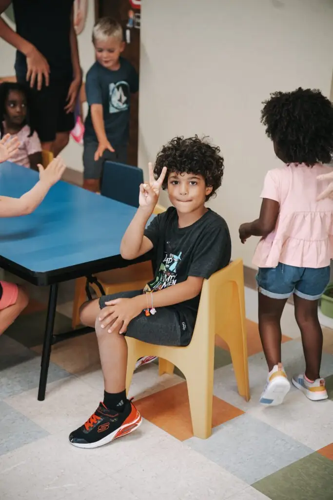 Central Church Ewing Township NJ child in classroom